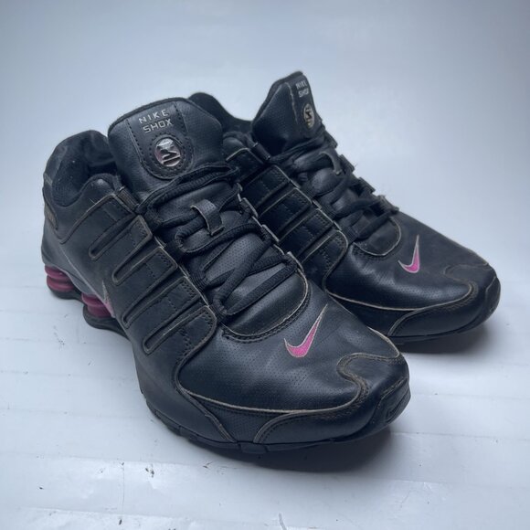 Nike Shox NZ 366571-061 Womens Running Shoes Black Pink US 10 (Read**) - Picture 1 of 16